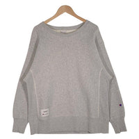 WTAPS ダブルタップス 21AW Champion チャンピオン REVERSE WEAVE リバースウィーブ クルーネックスウェットトレーナー グレー C8-T016 Size S 福生店
