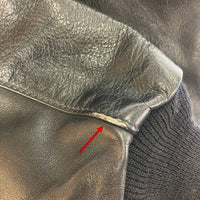 VANSON バンソン TJ USA製 レザー チームジャケット ブラック size42 瑞穂店