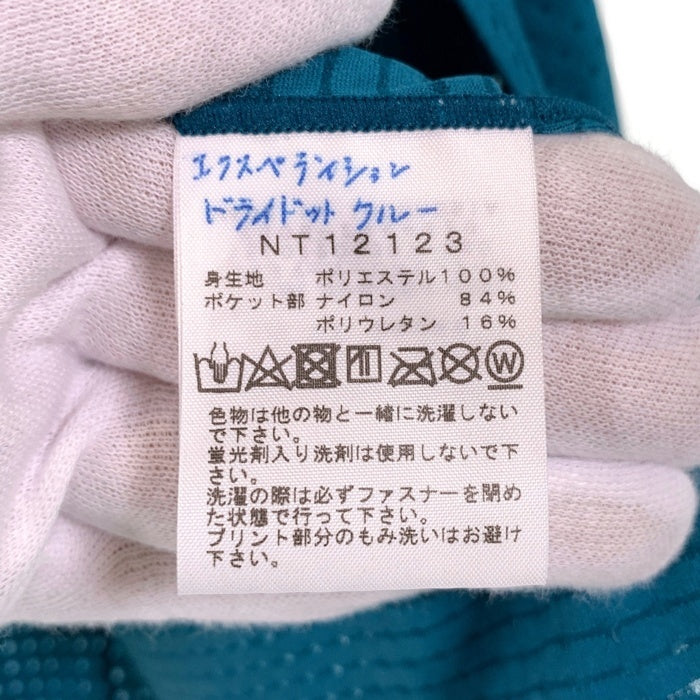 THE NORTH FACE ノースフェイス Expedition Dry Dot Crew エクスペディション ドライドットクルー 長袖 Tシャツ ロンT ブルーモス NT12123 Size L 福生店