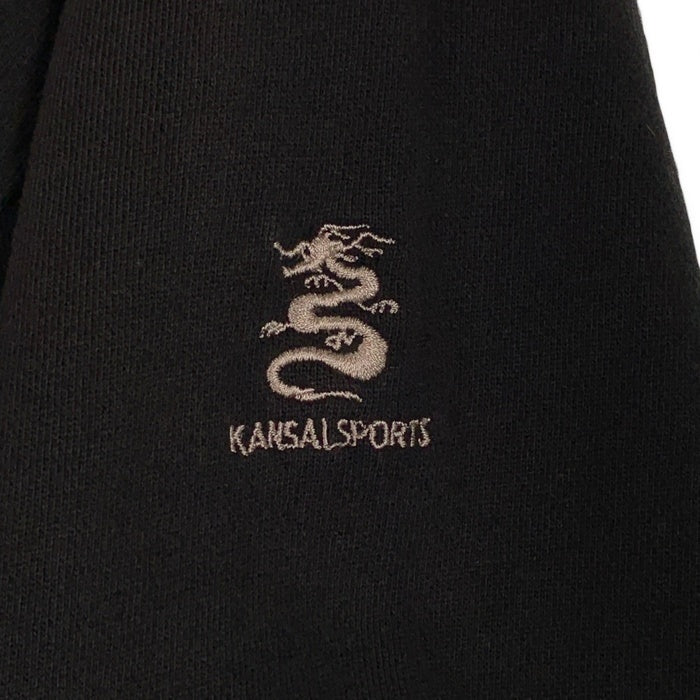 KANSAI SPORTS カンサイスポーツ ハーフスナップ プルオーバースウェット ブラック Size L 福生店