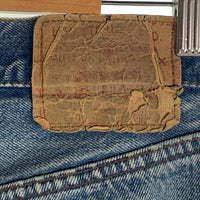 80's Levi's リーバイス 501 デニムパンツ レッドライン 赤耳 インディゴ ペンキ ダメージ リペア有 Size 35×36 福生店