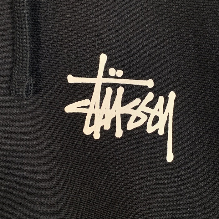 STUSSY ステューシー ロゴプリント プルオーバースウェットパーカー ブラック Z4000SAS Size M 福生店