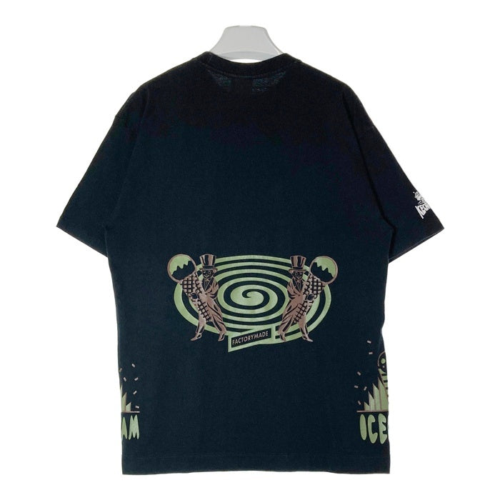 ICE CREAM アイスクリーム UFO FACTORY MADE Tシャツ ブラック sizeL 瑞穂店