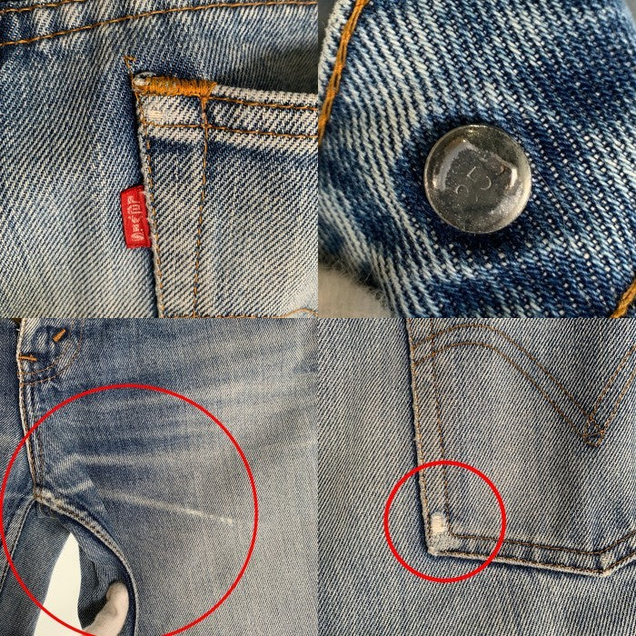 70's Levis リーバイス 517 ボタン裏359 42TALON 不均等V 極東 オレンジカンヌキ デニムパンツ ライトブルー 359-069-0676 フィリピン製 Size ウエスト約76cm 福生店