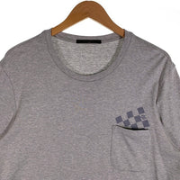 LOUIS VUITTON ルイヴィトン ダミエ ポケット ポケT 半袖 Tシャツ グレー Size XL 福生店