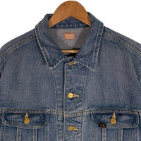Lee リー 101J デニムトラッカージャケット ウォッシュ加工 インディゴ LM5100 Size XL 福生店