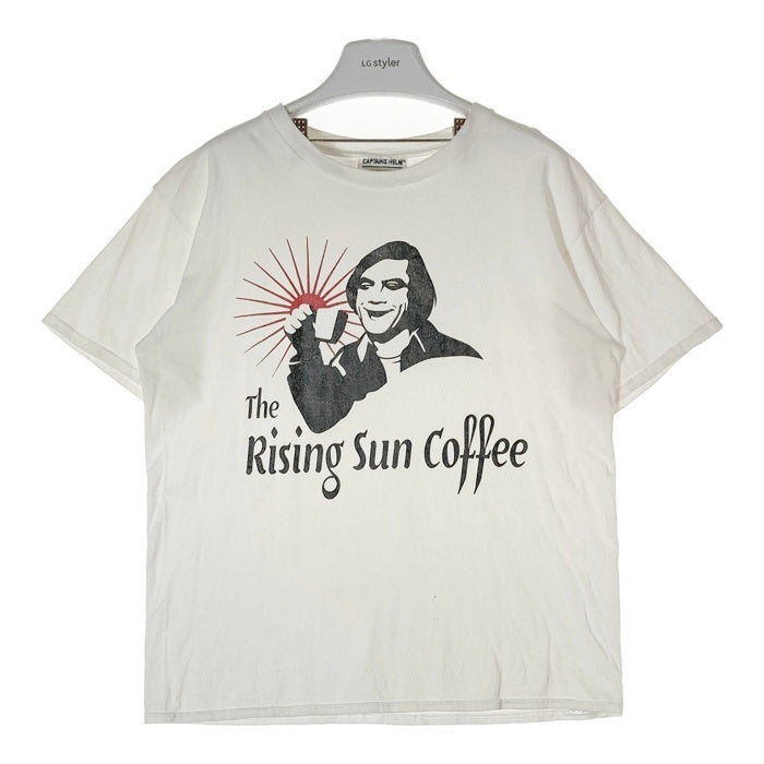 CAPTAINS HELM キャプテンズヘルム Rising sun Coffee Tシャツ ホワイト sizeL 瑞穂店