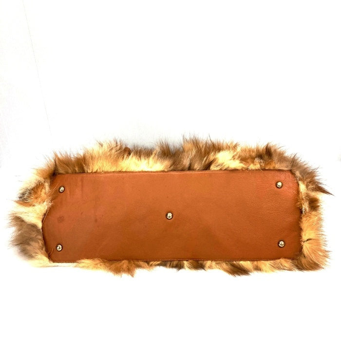 goa ゴア ラビットファー 2wayバッグ Y2K ブラウン 瑞穂店