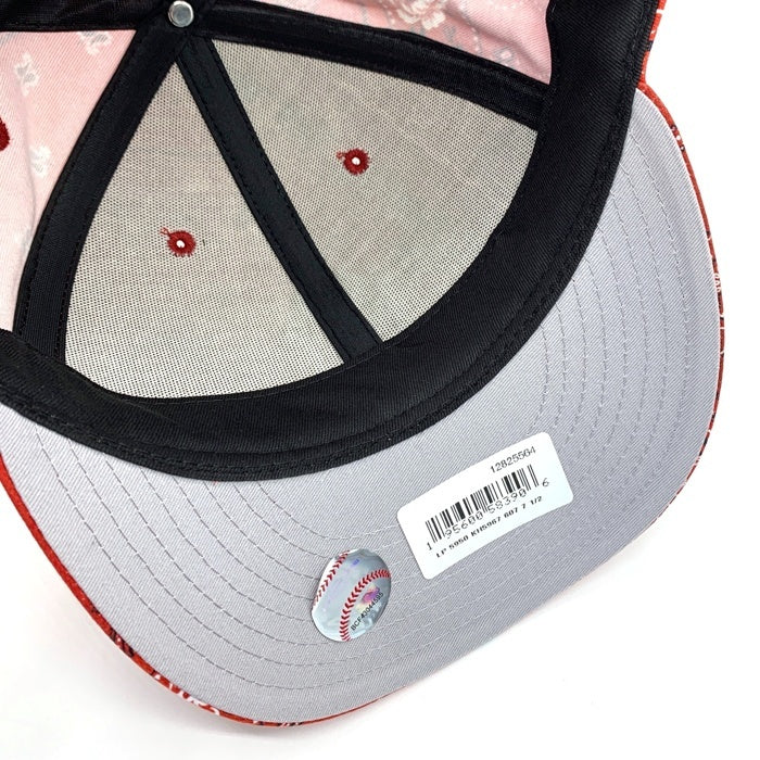 NEW ERA ニューエラ KITH キス 59FIFTY Yankees Deconstructed Bandana Low Profile ベースボールキャップ レッド Size 7 1/2 (59.6cm) 福生店
