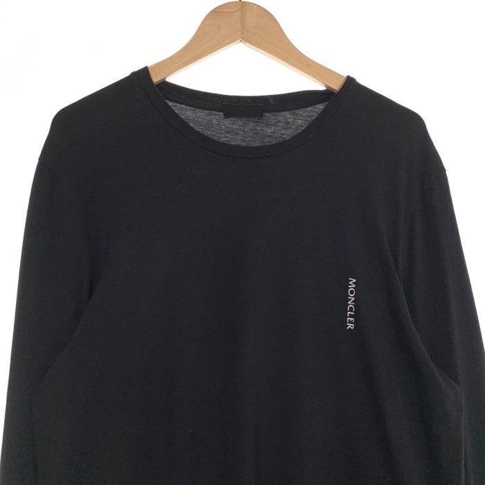 MONCLER モンクレール MAGLIA GIROCOLLO LS T-SHIRT ロンT ロングスリーブ 長袖 Tシャツ ブラック 27275369ISQA Size M 福生店