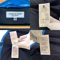 MARK&LONA マークアンドロナ 22AW Verve Quilted Jacket キルティングジャケット ダウン ブルー MLM-2D-AD10 Size 48 福生店
