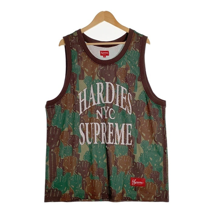 SUPREME シュプリーム 23SS Hardies Camo Basketball Jersey カモ バスケットボールジャージ タンクトップ ゲームシャツ グリーン Size XL 福生店