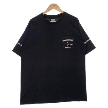 90's Chrome Hearts クロムハーツ Maxfield マックスフィールド ダガープリント ポケットTシャツ ブラック USA製 オールド Size XL 福生店