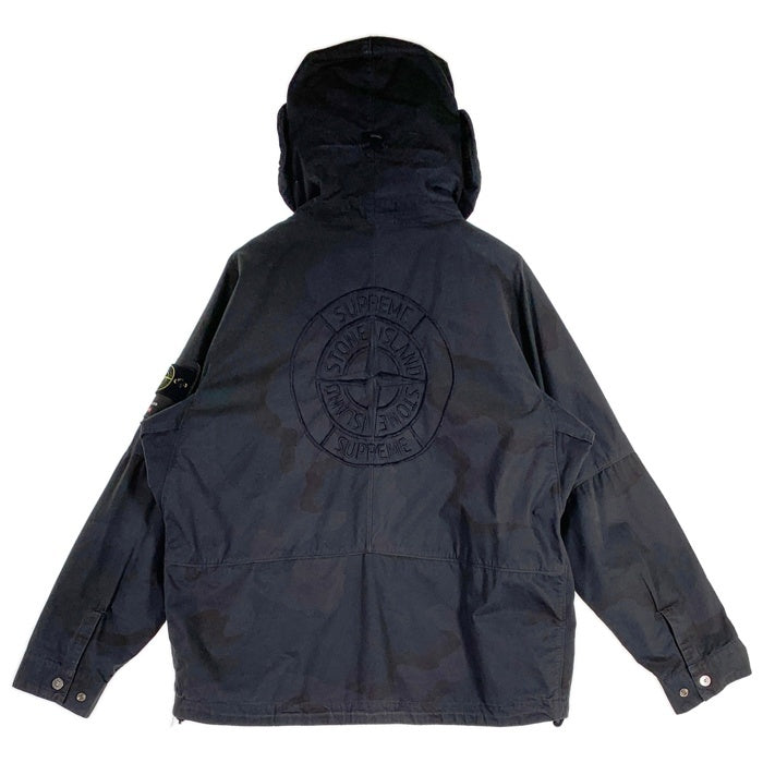 STONE ISLAND ストーンアイランド SUPREME シュプリーム 19SS Riot Mask Camo Jacket ライオット マスク カモ ジャケット ブラック カモ Size S 福生店
