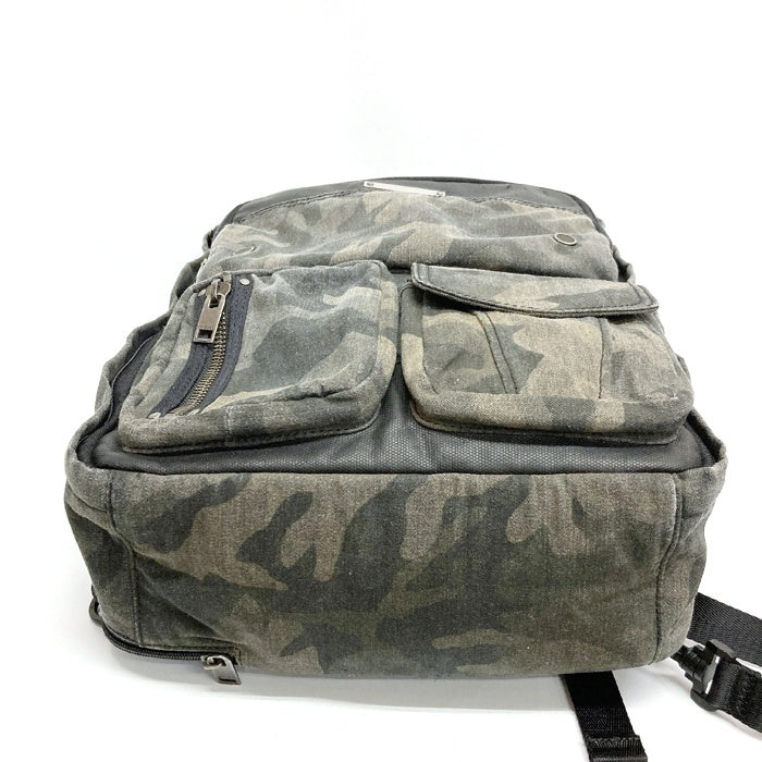 DIESEL ディーゼル D253150 カモフラ 2WAY ショルダーバッグ バックパック グレー size-※汚れ・ダメージ有 瑞穂店