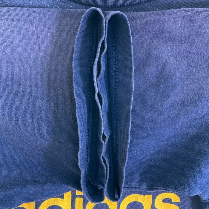 adidas アディダス USA製 万国旗タグ 前後トレフォイル Tシャツ ネイビー sizeL 瑞穂店