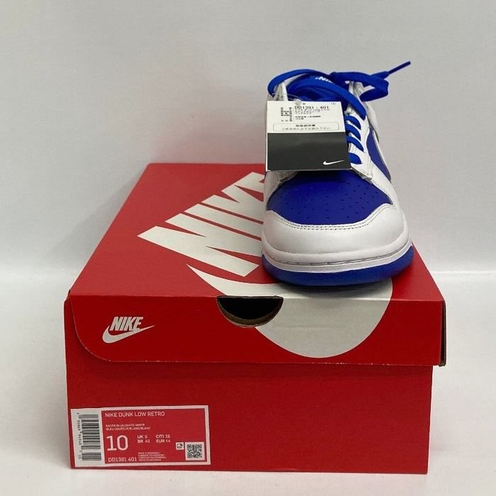 NIKE ナイキ DD1391-401 スニーカー Dunk Low Retro Racer Blue and White ブルー 28cm 瑞穂店