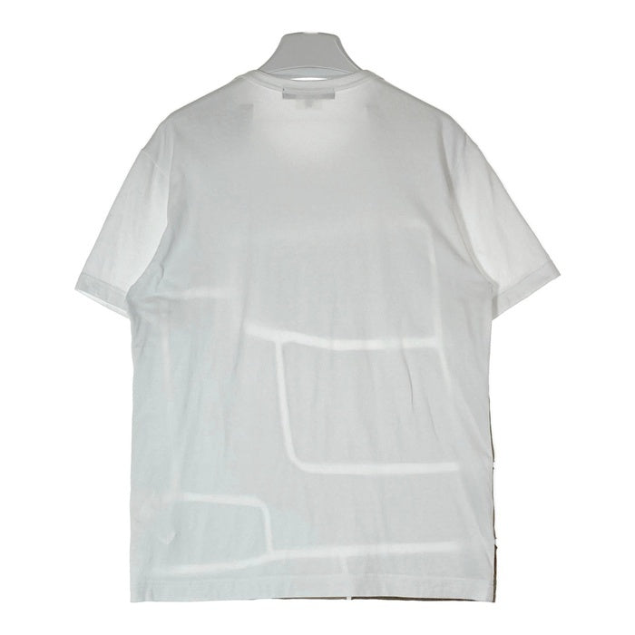 COMME des GARCONS HOMME DEUX コムデギャルソンオムドゥ DC-T015 AD2018 パッチワーク Tシャツ ホワイト sizeM 瑞穂店