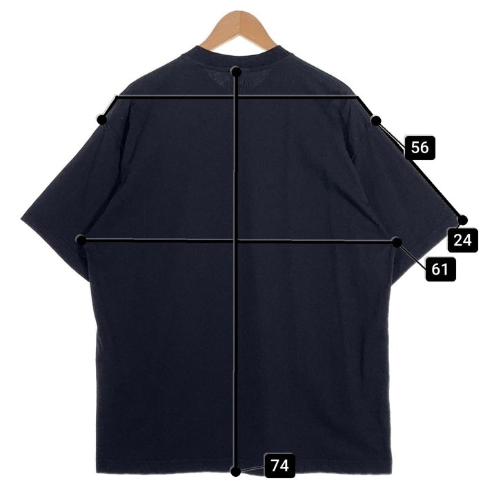 VETEMENTS ヴェトモン PARIS TOURIST T-SHIRT パリ ツーリスト 半袖 Tシャツ ブラック Size XS 福生店