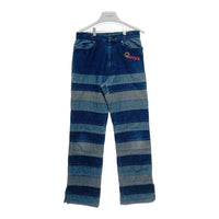 BETTY'S BLUE べティーズブルー SHINJI ABE シンジアベ パッチワーク デニムパンツ ブルー size9 瑞穂店