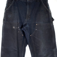 Carhartt カーハート ダック ダブルニーペインターパンツ ブラック MADE IN THE USA Size 34×32 福生店