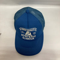 HYSTERIC GLAMOUR ヒステリックグラマー FINEST QUALITY メッシュキャップ ガールプリント ブルー 瑞穂店