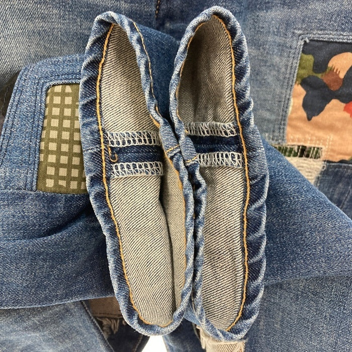 eye JUNYA WATANABE COMME des GARCONS MAN ジュンヤワタナベ コムデギャルソンマン Levi's リーバイス WC-P909 AD2018 510 パッチワーク デニムパンツ ジーンズ インディゴ SizeS 瑞穂店