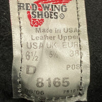 REDWING レッドウィング 8165 レースアップブーツ ブラック size6 1/2 瑞穂店