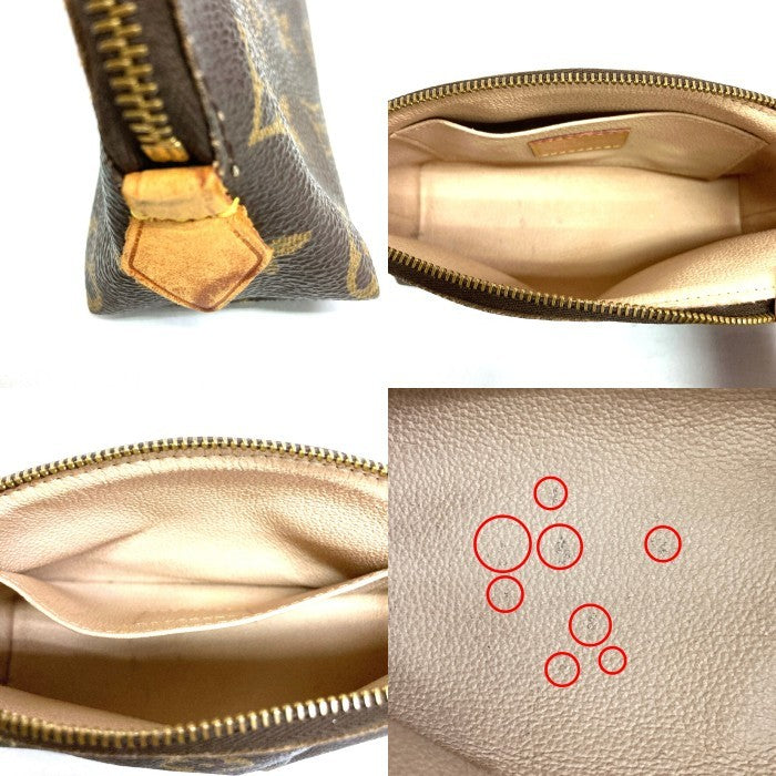 LOUIS VUITTON ルイヴィトン M47515 モノグラム ポシェット・コスメティック 化粧ポーチ ブラウン 瑞穂店