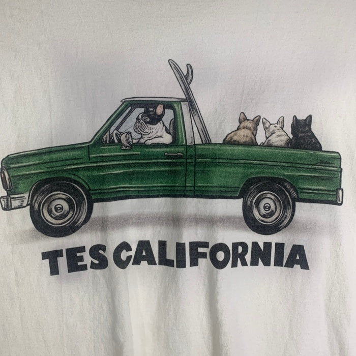 TES The Endless Summer ザ エンドレスサマー 4BUHI SURF TRUCK 半袖 Tシャツ ホワイト Size L 福生店