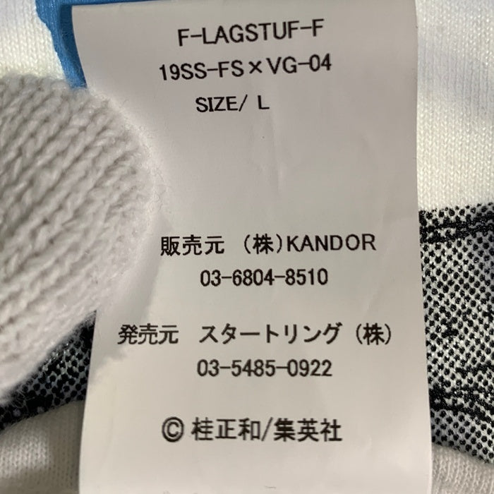 電影少女 FLAGSTUFF フラグスタフ 19SS プリントTシャツ ホワイト 19SS-FS×VG-04 Size L 福生店