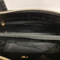 cat in the closet キャットインザクローゼット 型押しハンドバッグ ブラック 瑞穂店