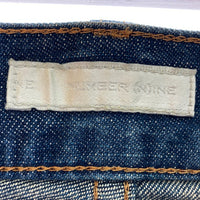 NUMBER(N)INE ナンバーナイン ダメージ加工 デニムパンツ 裏地ロゴ総柄 インディゴ size4 瑞穂店