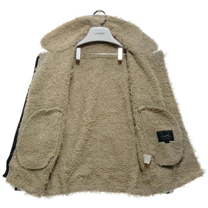 HYSTERIC GLAMOUR ヒステリックグラマー 山羊革 ボアムートンジャケット ブラック sizeS 瑞穂店