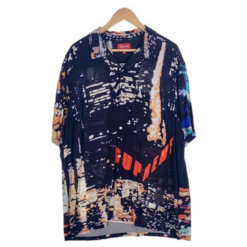 SUPREME シュプリーム 20SS City Lights Rayon S/S Shirt シティライツ レーヨン ショートスリーブシャツ マルチ ブラック Size XL 福生店
