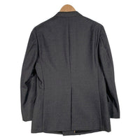 JOHNIAN ジョニアン ウール ダブルテーラードジャケット チャコールグレー Size M 相当 福生店