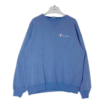Champion チャンピオン 青刺繡タグ USA製 刺繡ロゴ スウェットトレーナー ライトブルー sizeL 瑞穂店