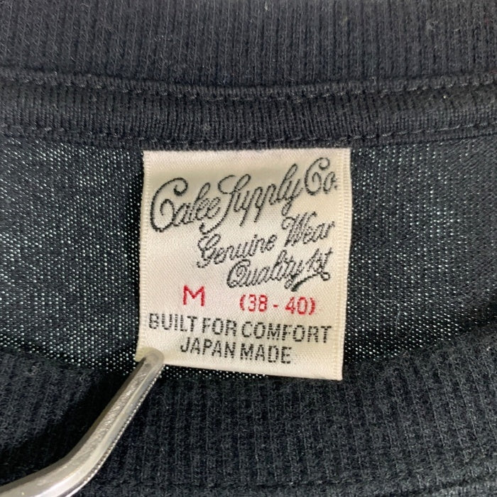 CALEE キャリー コットン ロンT ロングスリーブ 長袖 Tシャツ ブラック Size M 福生店
