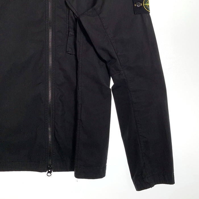 STONE ISLAND ストーンアイランド Overshirt オーバーシャツ ジップアップシャツジャケット ブラック 791511010 Size L 福生店