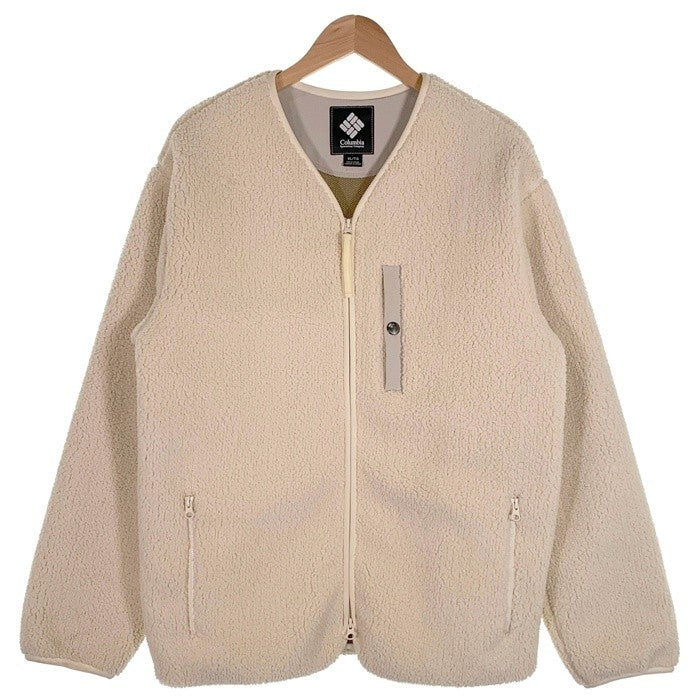 Columbia コロンビア ジップアップ フリースジャケット ナチュラル 220 PM0187 Size XL 福生店