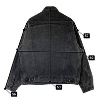 Levi's リーバイス 70507-0270 USA製 ボタン裏715 後染めブラック ハンドポケット トラッカージャケット Gジャン ブラック sizeL 瑞穂店