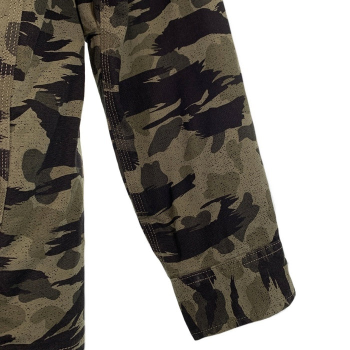 Carhartt カーハート CANVAS FLEECE LINE CAMO SHIRT JACKET キャンバス 内フリース カモフラージュ シャツジャケット グリーン 105171 N15 Size L 福生店