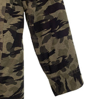 Carhartt カーハート CANVAS FLEECE LINE CAMO SHIRT JACKET キャンバス 内フリース カモフラージュ シャツジャケット グリーン 105171 N15 Size L 福生店