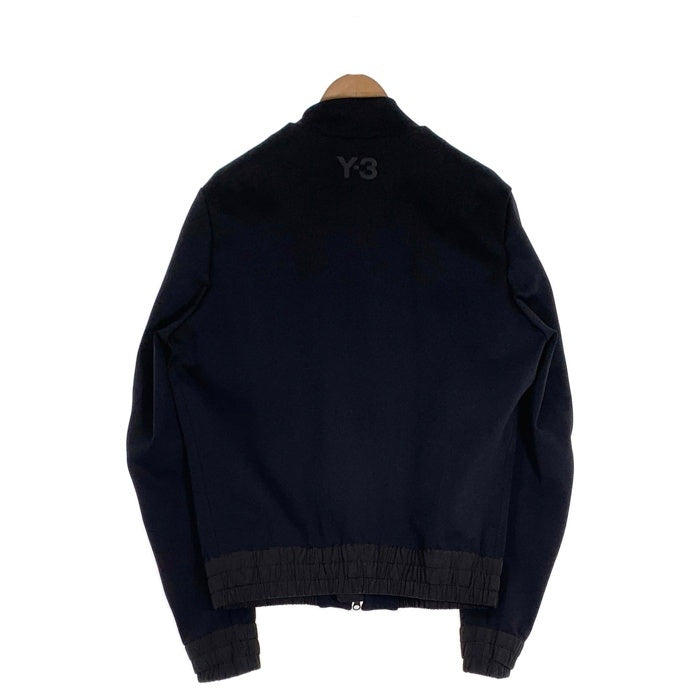 Y-3 ワイスリー ボンディングジップアップブルゾン ナイロン ポリウレタン ブラック CE8894 05/17 Size M 福生店