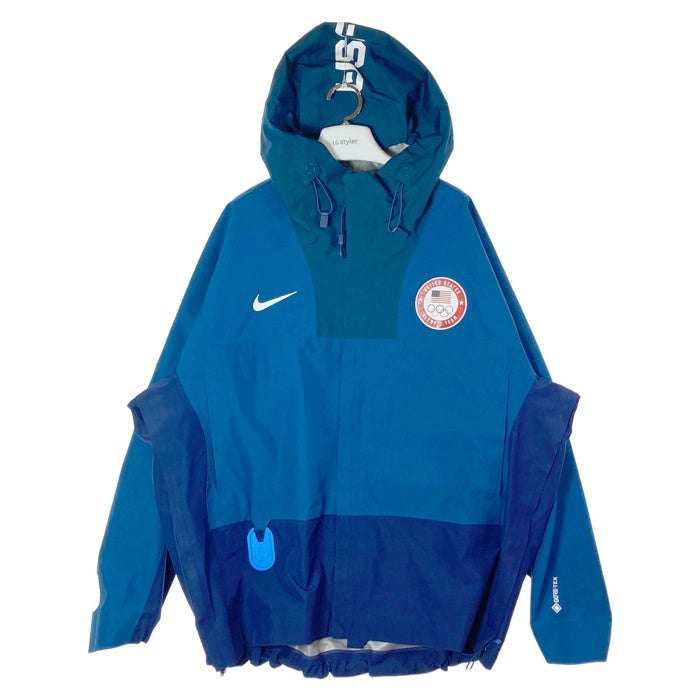 NIKE ACG ナイキエージーシー  DD8845-492 USA Olympic Chain of Craters Jacket 2022 北京オリンピック アメリカ着用ジャケット GORE-TEX ブルー sizeXXL 瑞穂店