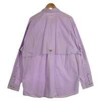 Columbia コロンビア PFG コットン フィッシングシャツ 長袖 ラベンダー Size XL 福生店