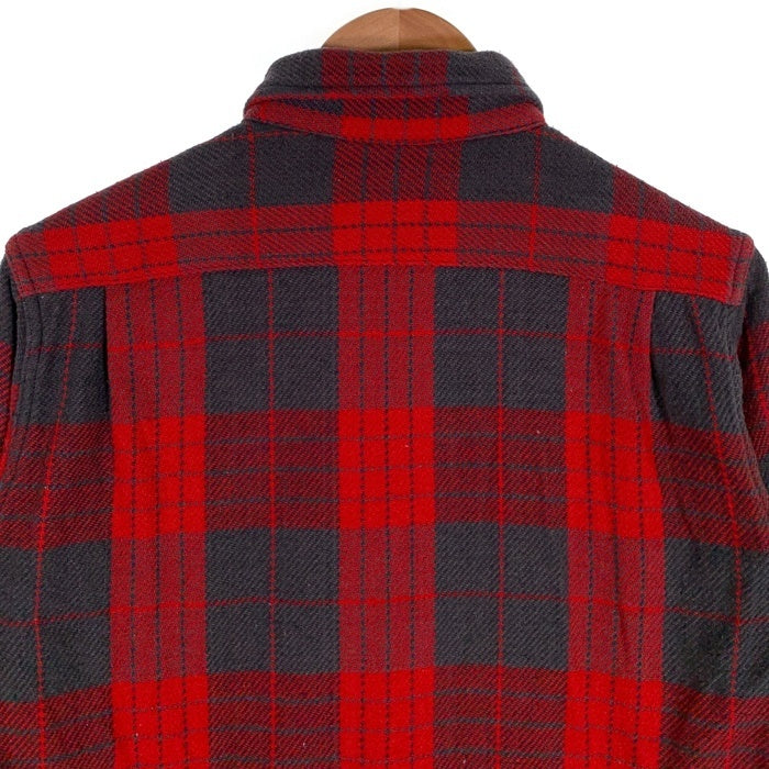 FIVE BROTHER ファイブブラザー チェック 長袖 フランネル シャツ レッド Size M 福生店