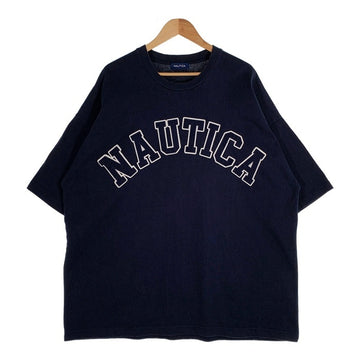 NAUTICA ノーティカ アーチロゴ ショートスリーブ Tシャツ ネイビー ヘビーオンス 212-1276 Size XXL 福生店