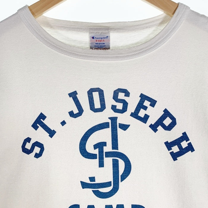 Champion チャンピオン T1011 ST.JOSEPH CAMP プリント 半袖 Tシャツ ホワイト Size M 福生店