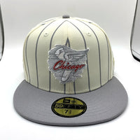 NEWERA ニューエラ Chicago White Sox ASG 1950 シカゴ・ホワイトソックス HOME GAME別注 59FIFTY ベースボールキャップ サイドパッチ ホワイト グレー Size 7 5/8 (60.6cm) 福生店